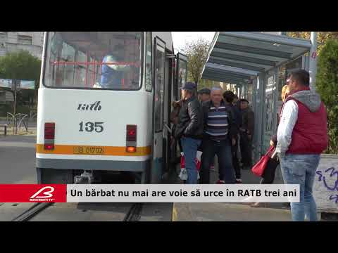 Un bărbat nu mai are voie să urce în niciun RATB trei ani