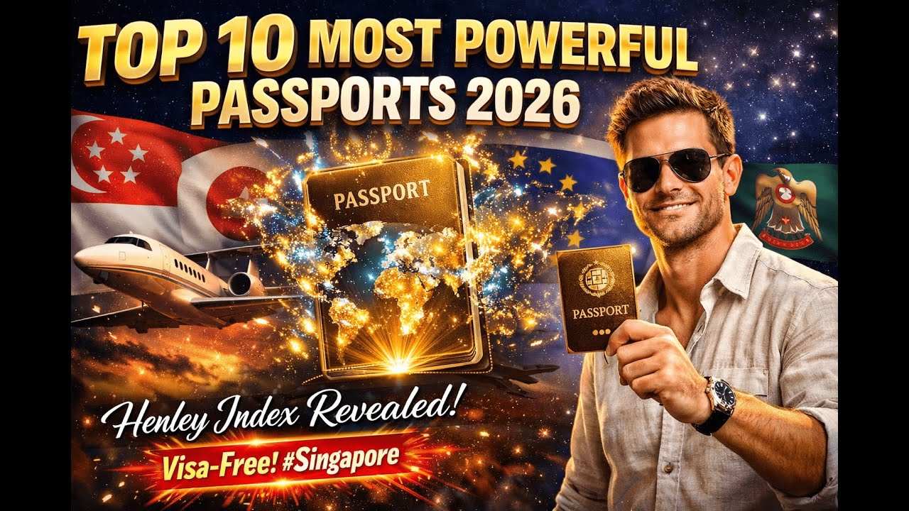 Expert Reveals the TOP Henley Passport Index 2026 Rankings
