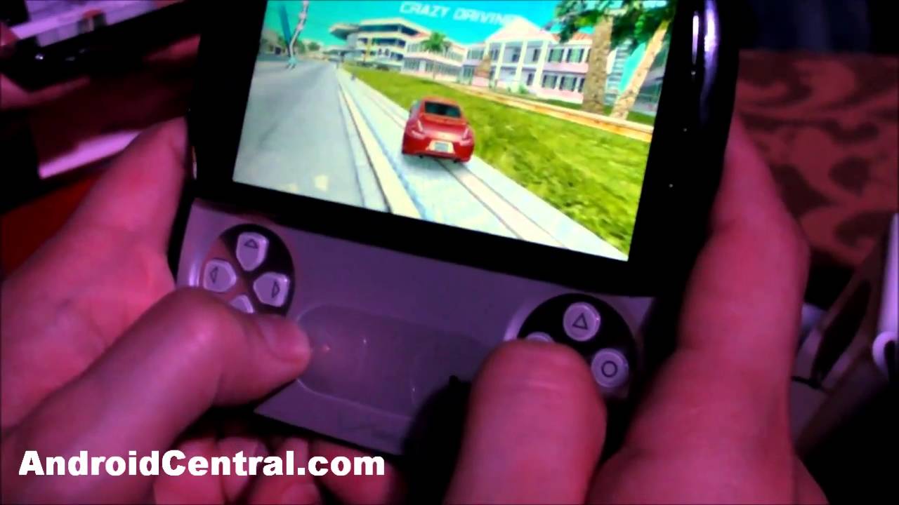 Sony Ericsson Xperia Play touchpads test - YouTube