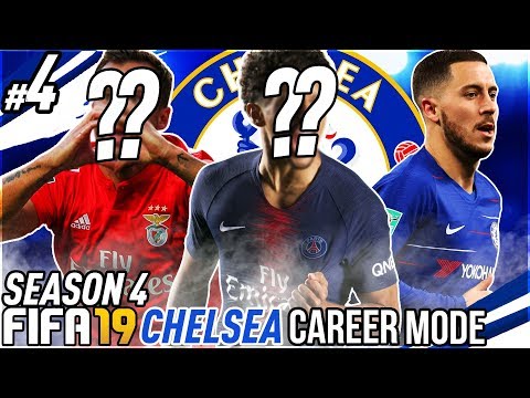FIFA 19 CHELSEA CAREER MODE S4 #4 - PSG STAR SIGNS! BENFICA WONDERKID PRE-CONTRACT SIGNING?!