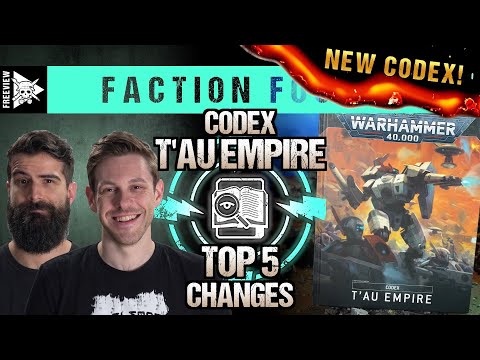 Codex T'au Empire Top 5 Changes | Warhammer 40,000 Faction Focus