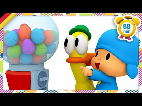 🥚🌈 POCOYO DEUTSCH - Viele bunte Überraschungseier [ 88 minuten ] | CARTOONS und SERIEN für KINDER