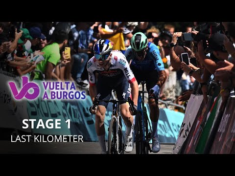 Vuelta a Burgos 2025 - Stage 1 Last Kilometer - Crash of the two main favorites... and a great duel