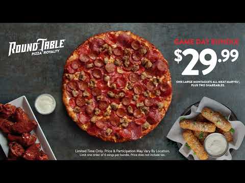 Round Table Pizza - Game Day Bundle (15)