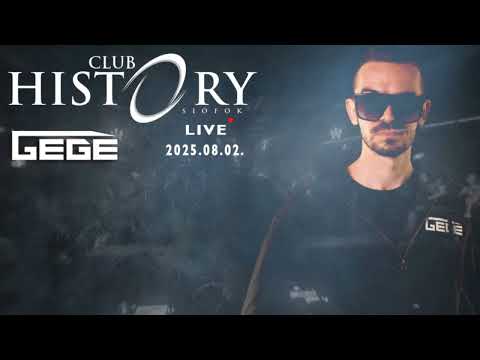 Gege Live _Siófok, History Music Club_ 2025.08.02.