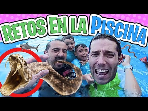 ¿RETOS EN LA PISCINA? ¡¡Mejor!! COMPETICIÓN familias YOUTUBERS