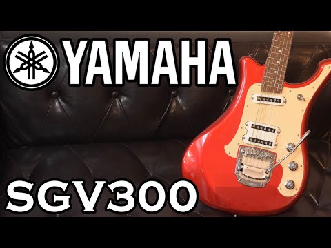 Yamaha SGV 300 Flying Samurai Guitar 2000 - Metallic Red image 18