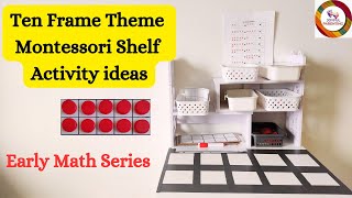 Ten Frame Theme Montessori Shelf Activity Ideas/ Free Printable worksheets