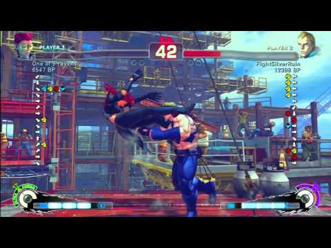 SSF4 Rank Match  One of 9 ravens (VI)  vs  FightSilverRain (AB)