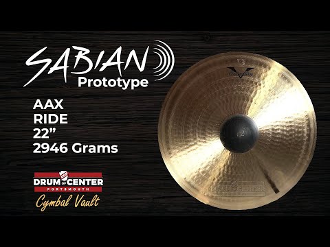 Sabian Prototype AAX Ride Cymbal 22" 2946 grams
