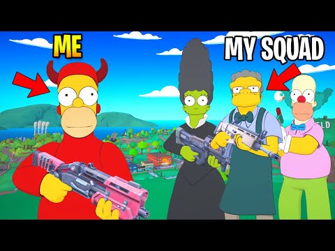 Sfida SQUADRA BOSS MITICA dei Simpson in Fortnite
