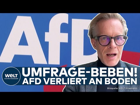 DEUTSCHLAND: Umfrage-Beben! AfD verliert stark an Zustimmung bei Wählern I WELT Analyse