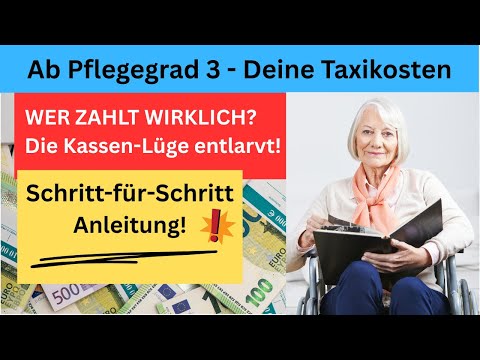 ⛔️ Stop! Du zahlst zu viel Taxi! Alle Pflegegrade – alle Rechte!