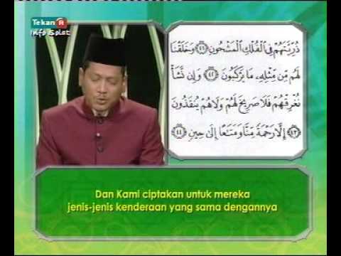 Bacaan Surah Yaasin yg sangat shahdu oleh Utz Zul - Astro Oasis