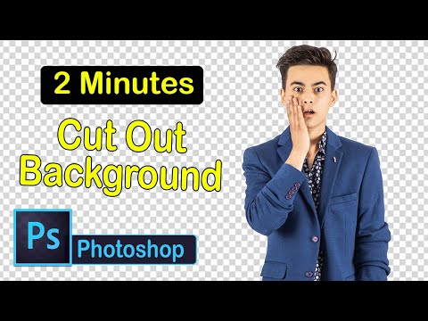 CUT OUT HAIR & Subject From Background in Photoshop- 2 Minutes - (Adobe Photoshop Tutorials)