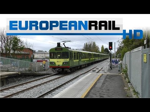 Iarnród Éireann Irish Rail DART 8100 EMU 8122 + 8127 + 8128 calls at Raheny Station