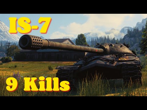 World of tanks IS-7 - 5,1 K Damage 9 Kills, wot replays