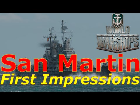 World of Warships- San Martin First Impressions: I Did Not Expect This!
