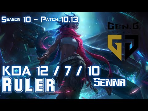 Gen Ruler SENNA vs APHELIOS ADC - Patch 10.13 KR Ranked