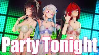【にじさんじ】リゼ・ヘルエスタ、アンジュ・カトリーナ、戌亥とこでLAYSHA-Party Tonight【4K】【MMD】【カメラ配布/Camera DL】
