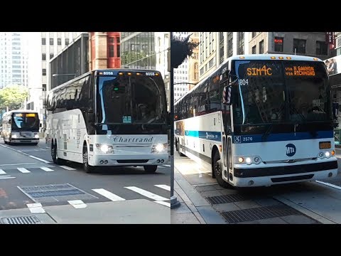 Chartrand|MTA: Prevost H3-45|X3-45's [8058]/[2658]/[2576] Chartrand/SIM3C/SIM4C buses