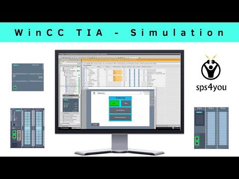 Visualization with WinCC TIA Portal - Simulation - PLC programming - Course (Chapter 8)