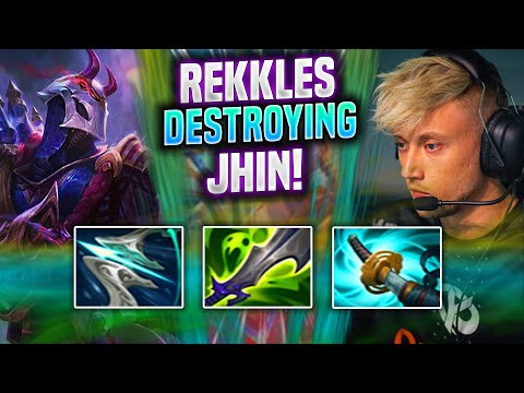 REKKLES DESTROYING WITH JHIN! - KC Rekkles Plays Jhin ADC vs Aphelios! | Season 2022