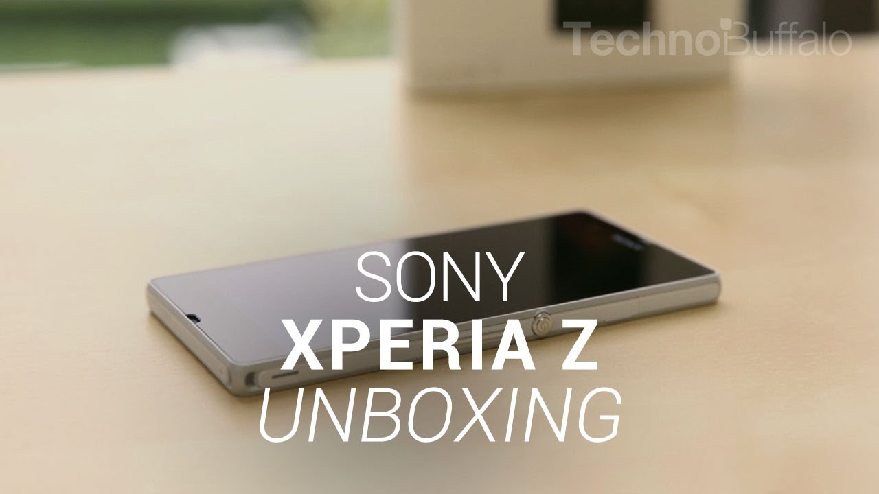 Sony Xperia Z Unboxing