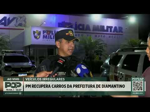 PM RECUPERA CARROS DA PREFEITURA DE DIAMANTINO