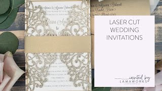 Laser Cut Wedding Invitations