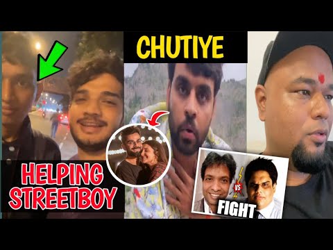 MUNAWAR Helped a Streetworkrer Boy❤️, ALPHA PANDEY angry to virat kohli, Nishant Tanwar, Sunil pal.