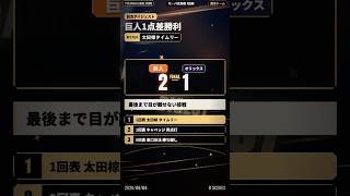 巨人 2-1 オリックス ハイライト｜泉口友汰が8回勝ち越しタイムリー【2026/6/4】