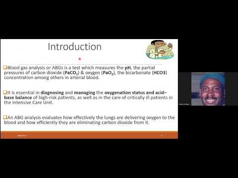 Interpretation of Blood Gas analysis and clinical implications