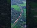Pattambi Vandebharath Drone View Indian Railways Train Shoranur Palakkad