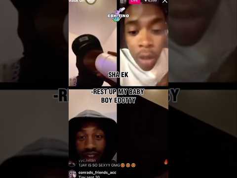 Throwback Of Sha Ek & Lil Tjay Aguring On Ig Live 😳🤯