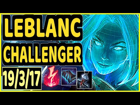 XKENZUKE (LEBLANC) - 19/3/17 KDA MID CHALLENGER GAMEPLAY - EUW