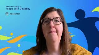 IDPwD - Natalie Wade, Associate Commission