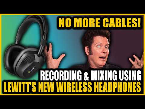 Can You Record and Mix On Wireless HEADPHONES?: LEWITT LW6 Review