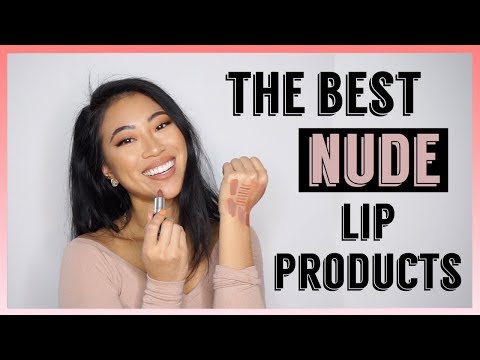 MY TOP FAV NUDE LIP COLORS FOR TAN / OLIVE SKIN | DRUGSTORE & HIGH END Video