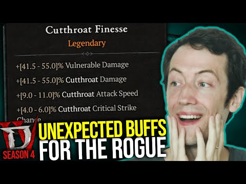 Diablo 4 - Unexpected Rogue Buffs in Season 4 Patch
