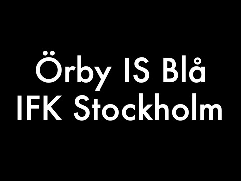 Örby IS blå vs IFK Stockholm