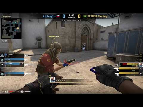 ESports - CS:GO, All Knights vs DETONA, Aorus League 2019 Finals (24th of March 2019), Dust2 - Map 3
