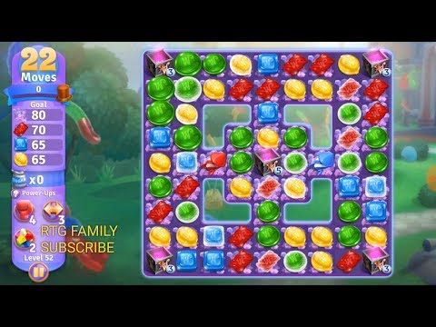 NEW Zynga wonka chocolate match 3 game level 52 FAIL