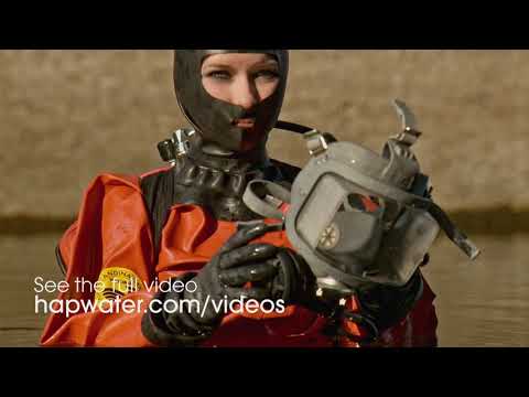Frogwoman Irina - Grey Interspiro Viking Dive - HD Preview
