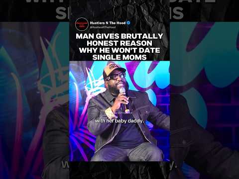 Man Gives BRUTALLY Honest Reason Why He Won't Date Single Moms 😯💎 Via: @AntonDaniels