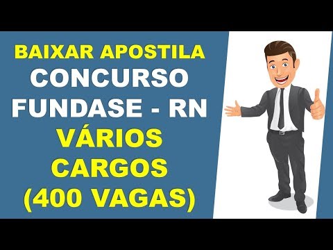 BAIXAR APOSTILA Concurso FUNDASE - RN (VÁRIOS CARGOS)