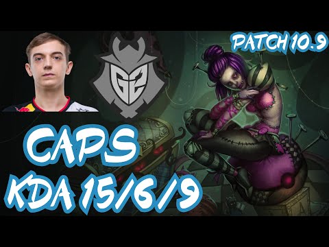 G2 Caps ORIANNA vs FIZZ MID - EUW CHALLENGER - PATCH 10.9