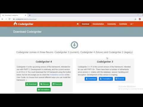 Basic Framework of PHP - Codeigniter - Part -1/3