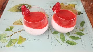 Une poignée de fraise, un peu de crème suffira pour faire cette délicieuse mousse#simple mais bon#19