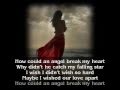 TONI BRAXTON How Could An Angel Break My Heart Lyrics